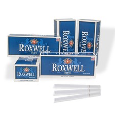 Roxwell Cigarette Tubes King Size 1000 CT 5 Boxes of 200 RYO Tubes Smooth Draw picture