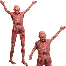 Halloween Bloody Full Body - 4.8Ft Latex Skinned Hanging Corpse Torso Props picture