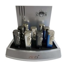 ZICO ZD-49 Double Flame Torch Lighter – 10 Ct Display | Refillable | p picture