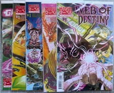 Complete Set Of 5 Marvel Mangaverse Titles A Covers 1St Prints Kaku Covers 2026 picture