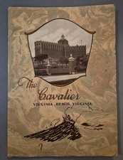 1930s The Cavalier Hotel Virginia Beach VA Illustrated Booklet Art Deco 28 Pages picture