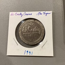 1991 El Cortez Las Vegas Casino One Dollar Gaming Token picture