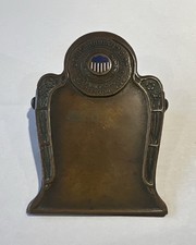 RARE Lewis Hubbard Grocers Advertising Brass Clip Charleston West Virginia picture