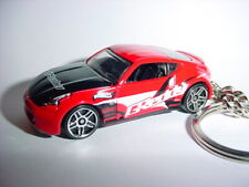 HOT 3D RED NISSAN 370Z CUSTOM KEYCHAIN keyring ornament BLING racing Hot Wheels picture