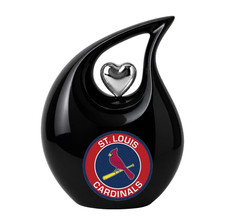 St. Louis Cardinals Baseball Teardrop Cremation Urn Adult Human Ashes 10 Inch picture