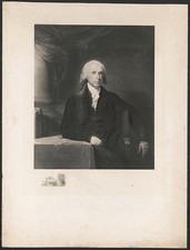 Photo:James Madison Portrait 1897 Boston Engraved Print picture