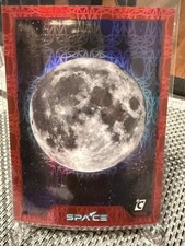 Cardsmiths Space #2 The Moon Ruby Refractor 19/25 picture