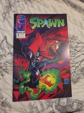 Spawn #1, 1st Print, 1st Malbolgia, Sam & Twitch, Todd McFarlane Poster Included picture
