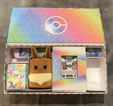 Prismatic Evolutions Super Premium Collection Empty Box w/ Playmat & Deck Box picture
