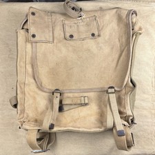 Original WWII WW2 USMC Depot Made Haversack Field Pack Named Gear Marines picture