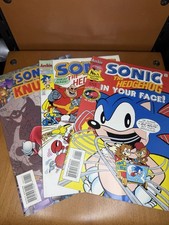 RARE Sonic the Hedgehog Comic All Three #1 Comics Rare NM+ Archie 1993, Lot of 3 picture