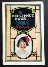VTG 1924 ~ The Beech-Nut Book of Menus and Recipes ~Ida Bailey Allen~Cookbook picture