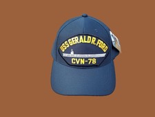 USS GERALD R.FORD CVN-78 U.S NAVY SHIP HAT U.S MILITARY OFFICIAL BALL CAP U.S.A  picture