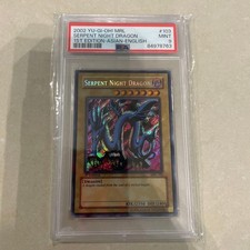 Yu-Gi-Oh Serpent Night Dragon (Old Asian Version, 1st Edition, PSA9) picture