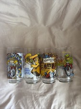 Vintage 1981 McDonald’s Great Muppet Caper Glasses Complete Set of 4 Muppets picture