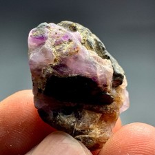 52 CT Terminated Natural Purple Apatite Crystals bunch From Afghanistan picture
