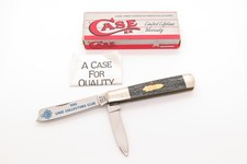 Vintage 1992 Case XX Club GY62005 Razor Gray Jigged Bone Folding Pocket Knife picture