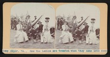 Photo:Camp Alger VA 1898 Ladies at Army Camp Picnic Scene picture
