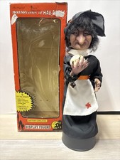 Vintage 1989 Telco Motionettes of Halloween WITCH Lights up Ghostly Sound Works picture