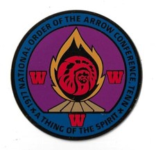 1977 NOAC, Tennessee A Thing Of The Spirit Metal Decal [ND-372] picture