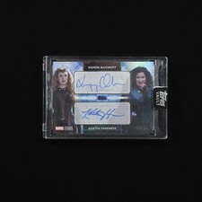 2026 Topps Marvel Vault Dual Auto Elizabeth Olsen Wanda Agatha /25 MD-EK picture