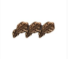 Bronze Oak Leaf Cluster Triple 5/16” Ribbon Device (each) picture
