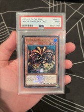 Yu-Gi-Oh Exodia the Forbidden One Embossed 25LP-EN000 World Championship PSA 9 picture