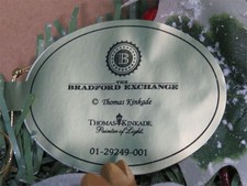 Bradford Exchange Thomas Kinkade A Happy Homecoming Iluminated Lantern Wreath picture