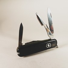 Victorinox Executive Swiss Army Knife 74mm Black Retired Rare Collectible picture