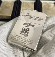 The Expendables Skull Military Silver Zippo Lighter Collectible picture