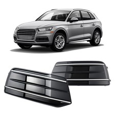GearUp 1 Pair Front Driving Fog Light Bezel Cover for Audi Q5 2018-2020 picture