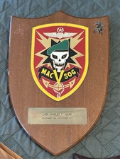 Vietnam MAC V SOG Plaque And Other Plaques To Navy Veteran JPRC picture