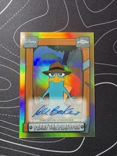 2026 Topps Disney Neon Perry Platypus Dee Bradley Baker Gold Auto 09/50 picture