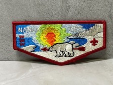 BSA Order of the Arrow OA Lodge Flap Patch - Nanuk Lodge 355 picture