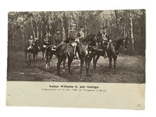 Antique 1899 Unposted Real Photograph Postcard Kaiser Wilhelm II RPPC No Stamps picture
