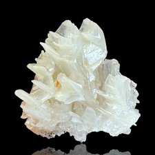 Cerussite Crystal Cluster on Galena Matrix Natural rare Mineral Display Specimen picture