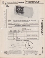 1960 RCA VICTOR C4E RADIO SERVICE MANUAL SCHEMATIC PHOTOFACT C4EM C4FE X4EF X4HE picture