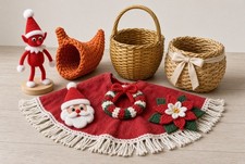 Vintage 1970s-80s Christmas Decor Bundle picture