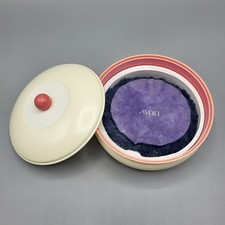 Avon Beauty Dust Container Vintage To A Wild Rose Powder Puff Cream Pink 6oz picture