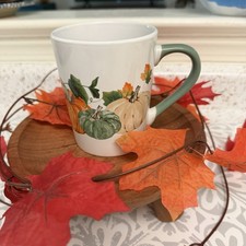 Fall Coffee Mug Thanksgiving Pumpkin Holiday Ceramic Tea Cup NEW picture