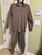 🇺🇸 U.S. Military Issue Cold Weather Lightweight Shirt & Pants Liner Set LARGE  picture