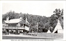 Manchester NH Motor Court Portland Lithograph Co. c1950s-60s Vintage Postcard picture