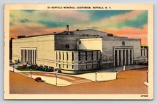 Postcard Buffalo, New York Buffalo Memorial Auditorium picture