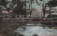 Kenilworth Warwickshire England Finham Brook Bridge Early 1900s Vtg Postcard J60 picture