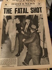 Vintage NYC Daily News November 25 1963  The Fatal Shot Collectible Newspaper picture
