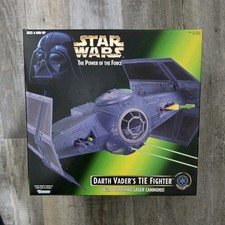Kenner Star Wars Potf Darth Vader's TIE Fighter Vehicle Ship sealed/unopened  picture