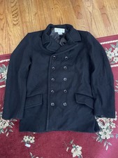 Rare, authentic Disney Parks Cast Member employee uniform wool peacoat picture