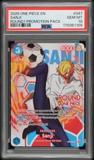 2026 ONE PIECE ROUND1 PROMOTION PACK #047 SANJI PSA 10 picture