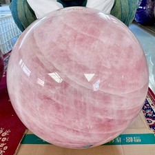 213.84LB Large Natural Pink Rose Quartz Crystal Sphere Ball Healing Reiki picture