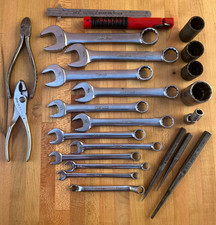 Snap-On Tools USA OEX Combination XS Box Wrenches Pliers Punches Awl Sockets Lot picture